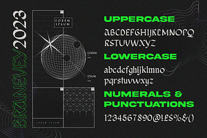 Blackletter Typeface Font