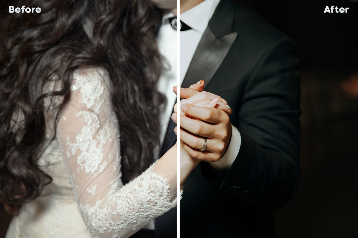 Moody Wedding LUTs pack, a Plug-in Add-On by Maple Visuals (Photo 4 of 10)