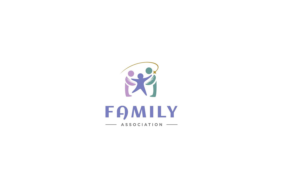 childcare family logo, a Branding & Logo Template by ZHR Creative