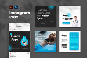 Health Apps Instagram Post