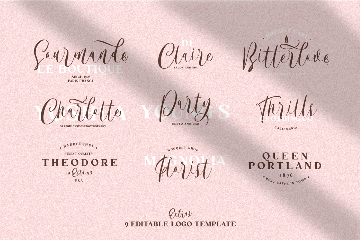 The Bordellia Font Duo, a Script Font by Angin Studio (Photo 11 of 15)