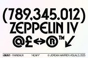 JWV - RAINBAUX, a Sans Serif Font by Jordan Warren Visuals (Thumbnail 2 of 13)