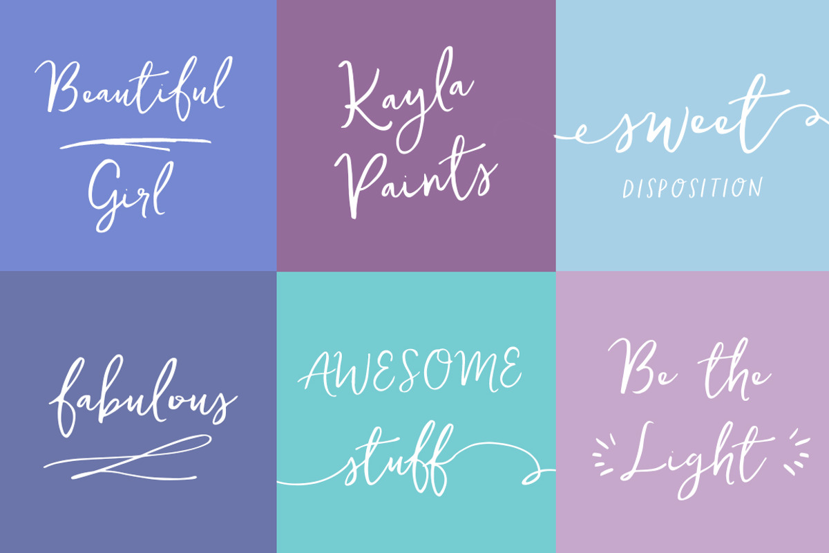Ditto Font + Swashes, a Handwritten Font by Angie Makes (Photo 9 of 11)