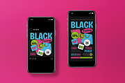 Black Pink Black Friday Flyer Set, a Flyer Template by graphicook (Thumbnail 3 of 3)