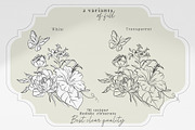 Hand-drawn Line Art Summer Flowers, a Decorative Illustration by La Petite Line Art (Thumbnail 7 of 12)