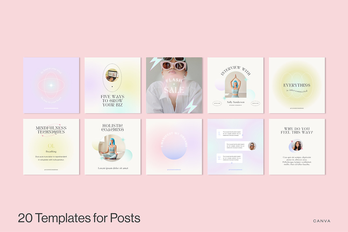 Holistic & modern Instagram Template, a Social Media Template by Cuoco (Photo 8 of 14)