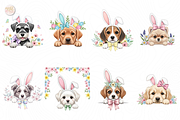 Easter Bunny Dog PNG Clipart., an Animal Illustration by KennedyStudio (Thumbnail 2 of 5)