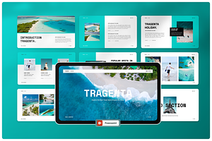 Travel & Adventure Powerpoint, a Presentation Template by Annora Studio