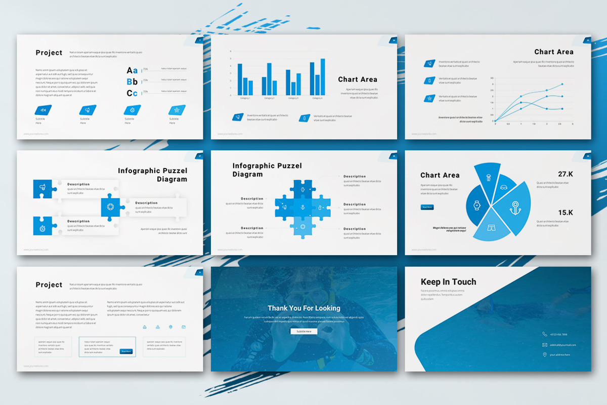 Snorkley - Diving Keynote Template, a Presentation Template by Jegtheme (Photo 3 of 4)