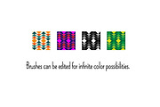 Orange & Blue Southwestern Borders, a Brush Add-On by Melissa Held Designs (Thumbnail 3 of 3)