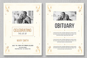 Funeral Program Template, a Stationery Template by ContestDesign (Thumbnail 3 of 4)