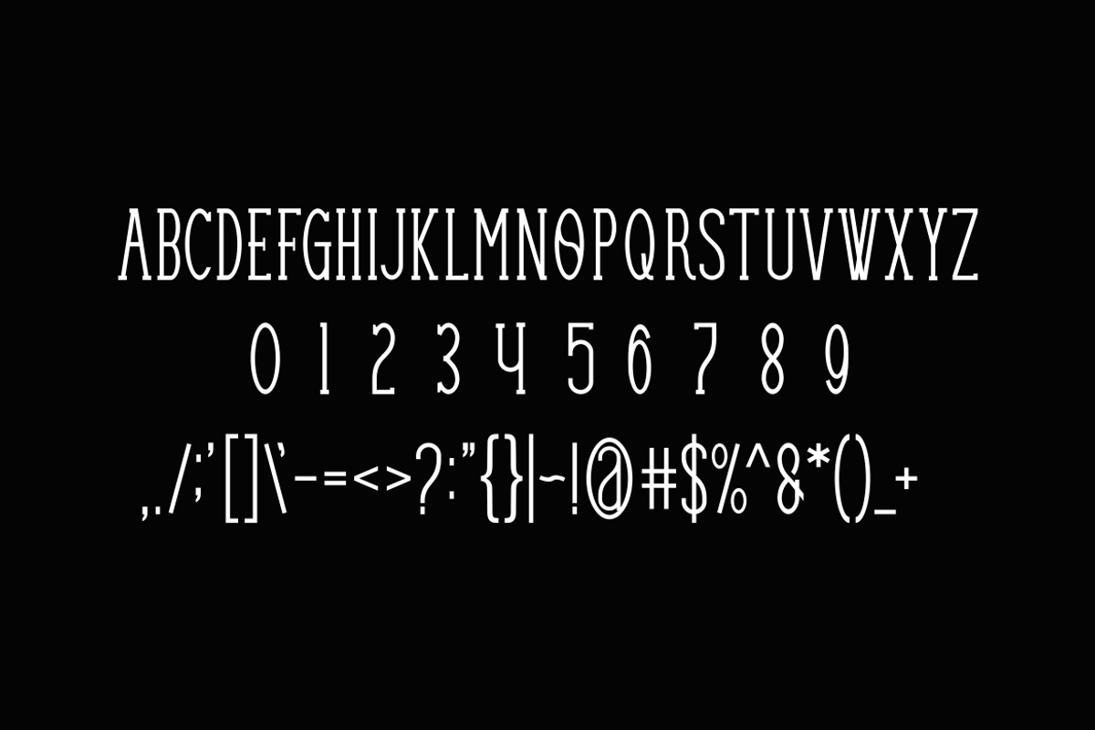 Krethos - Font, a Serif Font by artchiles_design (Photo 4 of 5)