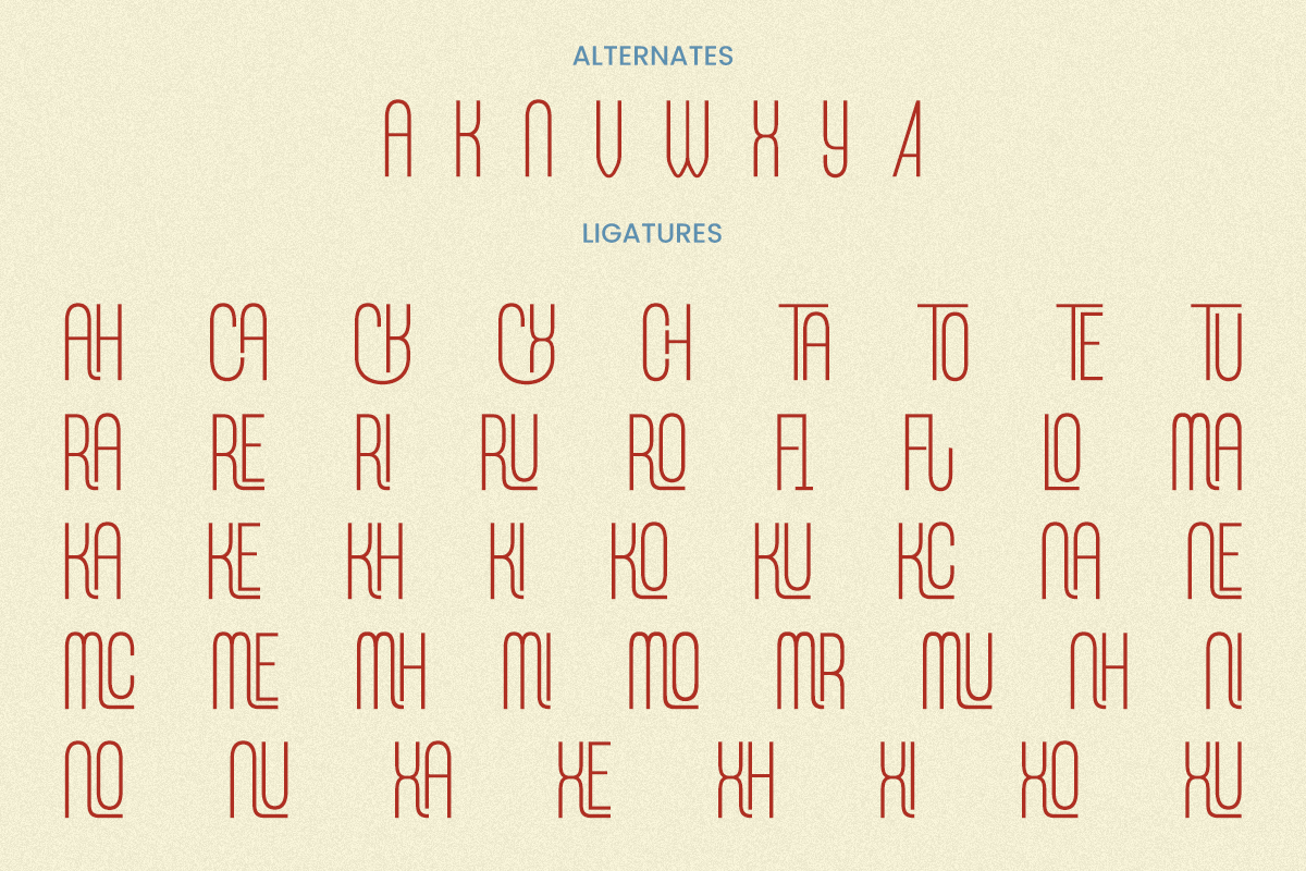 Ultra Condensed Sans Font - Rakolta, a Sans Serif Font by RagamKata (Photo 10 of 10)
