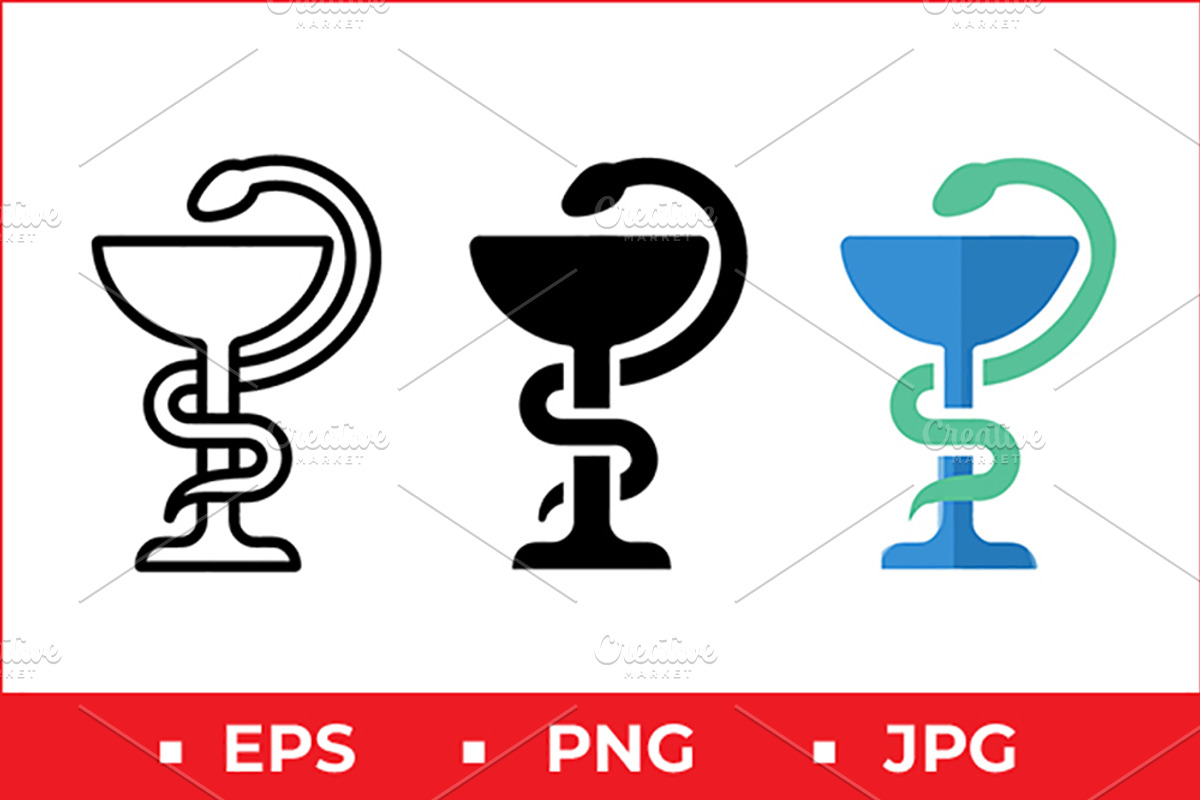 Pharmacy Symbol Icons, a Solid Icon by Artonix (Photo 1 of 2)