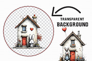Easter Bunny House Clipart, an Illustration by Libby Wishes (Thumbnail 3 of 6)