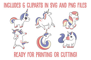 Unicorn Clipart Bundle