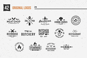 Vintage Food business logo set, a Branding & Logo Template by DenysHolovatiuk (Thumbnail 8 of 13)
