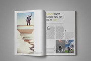 A5 Clean Magazine Template, a Magazine Template by GreenDesign (Thumbnail 4 of 4)