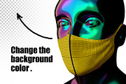 Face Mack NEW trand, a Mask Mockup by Radmila (Thumbnail 6 of 11)