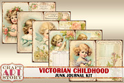 Victorian Children Journal Pages, a Person Illustration by CraftArtStory (Thumbnail 4 of 5)
