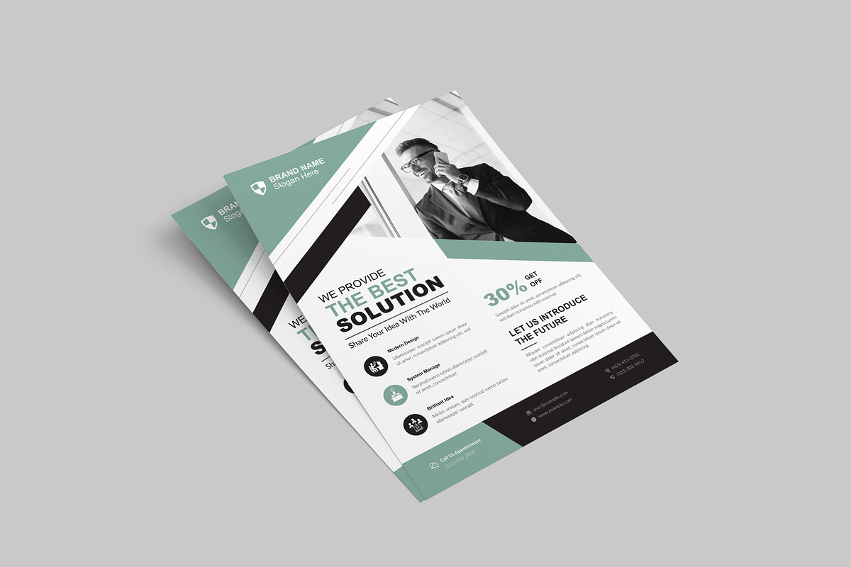 Corporate Business Flyer Template preview 3