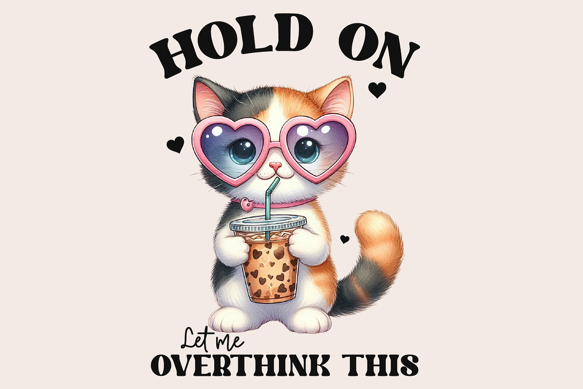 Funny Cat Sarcastic Sassy Bundle Png, an Illustration by Designworld (Photo 10 of 11)