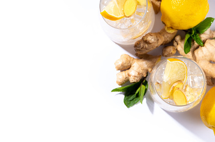 Ginger lemon lemonade, a Food & Drink Photo by Rimma