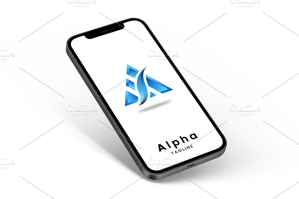 Alpha Modern Abstract Letter A Logo, a Branding & Logo Template by MadeByShahbaz (Photo 3 of 5)