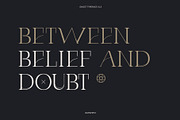 Ghost Display Typeface, a Serif Font by Barghest (Thumbnail 3 of 9)