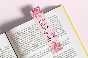 Elegant Vertical Bookmark Mockup Set, a Product Mockup by McLittle Stock