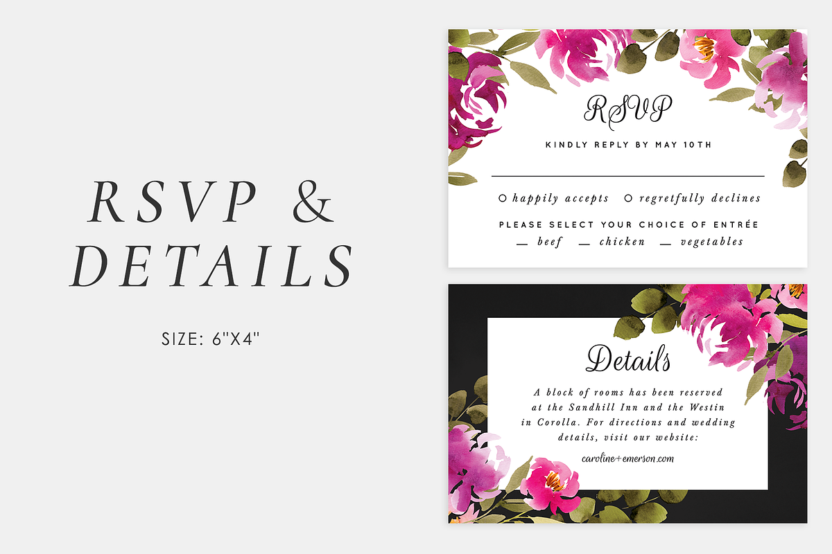 Juliet's Garden - weddind suite, an Invitation Template by Helen Halik art (Photo 3 of 9)