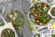 Soccer Cartoon Doodle Big Pack, a Decorative Illustration by BALABOLKA (Thumbnail 8 of 10)