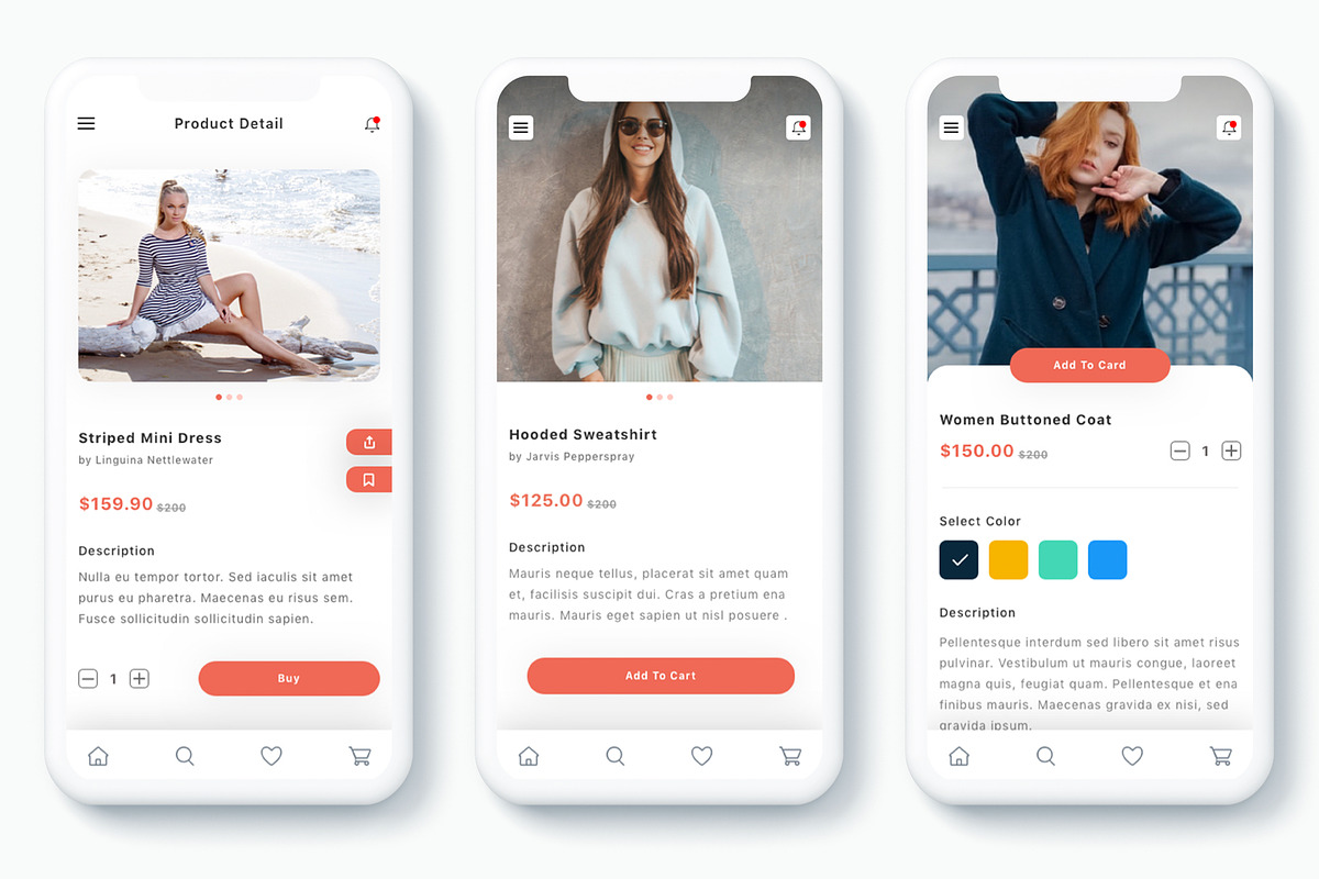 Product Detail App UI Kit Bundle, an App Template by Betush (Photo 4 of 4)