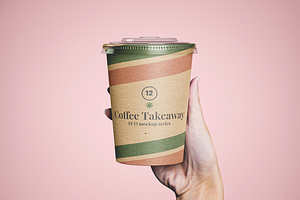 Coffee Paper Cup Mockup