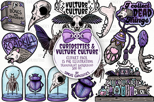 Curiosities -Vulture Culture Clipart