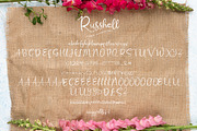Russhell a sweet lettering font, a Script Font by alphArtype (Thumbnail 6 of 7)