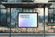Urban Bus Stop Poster Mockup, an Advertising Mockup by PixelPiknik (Thumbnail 5 of 5)