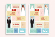 Cute Wedding and Invitation Card, an Invitation Template by Sargatal (Thumbnail 3 of 4)