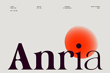 Anria Typeface