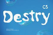 CS Destry – Etchy Font, a Sans Serif Font by Craft Supply Co. (Thumbnail 1 of 8)