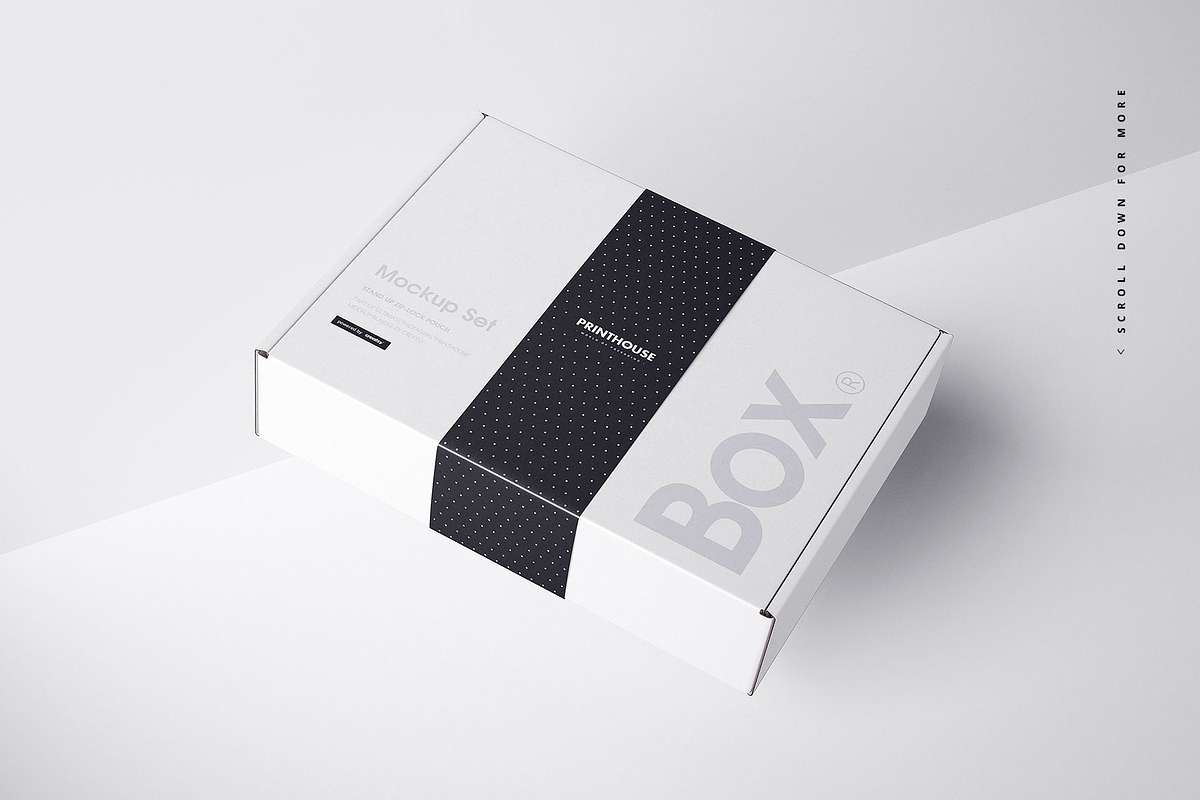 Mailing Box Mockup Bundle, a Packaging Mockup by creatsy5 (Photo 6 of 10)