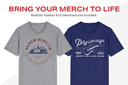 T-Shirt Merch Mockup, a Merchandise Mockup by Brent Galloway (Thumbnail 3 of 6)