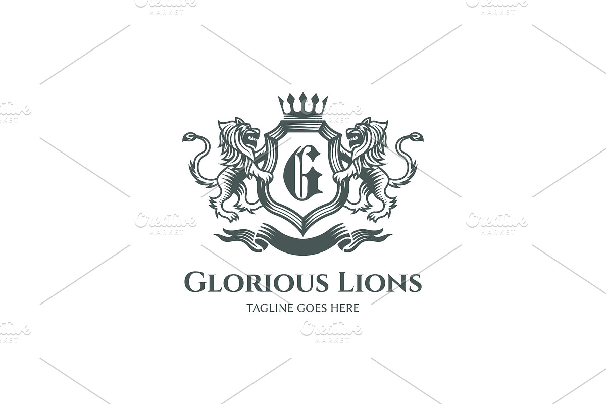 Glorious Lions Letter G Shield Logo, a Branding & Logo Template by ashenterprise (Photo 1 of 3)
