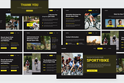 Bicycle Sports Club Google Slide, a Presentation Template by SquidPixey (Thumbnail 4 of 6)