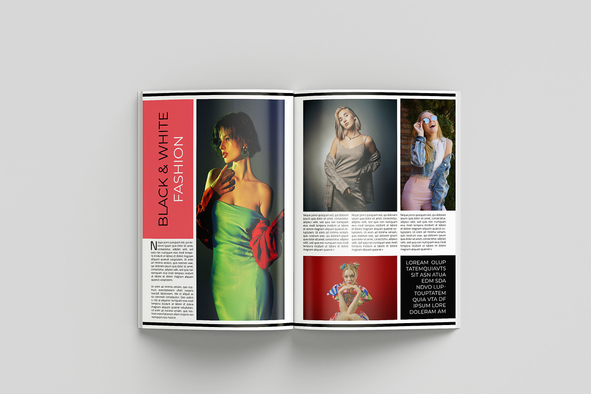 Fashion Magazine Template, a Brochure Template by Template Shop (Photo 17 of 22)