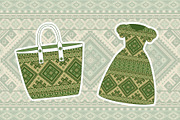 Mustard Green Native Ethnic pattern, a Pattern Graphic by ThaiByGaew (Thumbnail 3 of 5)