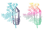 magic crystals, an Illustration by Vavavka (Thumbnail 2 of 11)