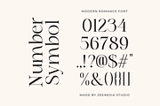 Modern Romance Font, a Serif Font by zeenesia (Thumbnail 18 of 18)