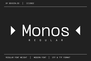 Monospaced Font