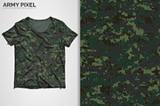Army Pixel Camouflage Patterns, a Pattern Graphic by 3Y_Design (Thumbnail 4 of 6)
